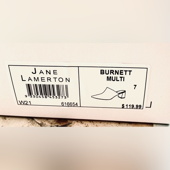 BNWT Jane Lamerton Burnett Women’s Mule Leopard Print Size 7/ 37 $60 (RRP $119) - Picture 5 of 5